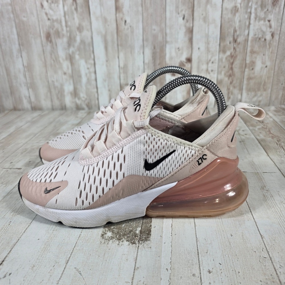 Nike Air Max 270 Pink White Women Sneakers AH6789-604 Size 6 - Picture 4 of 8